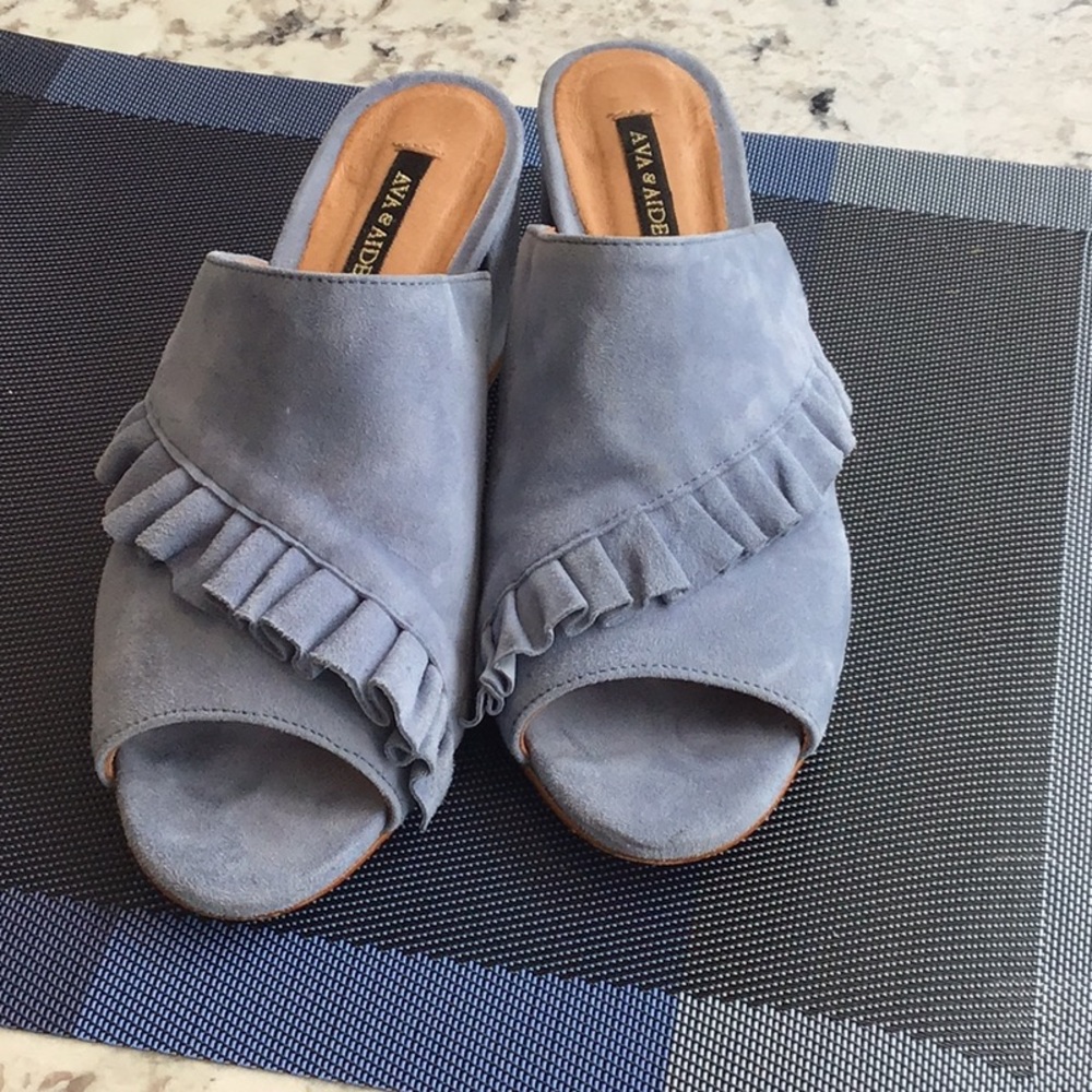 Blue suede shoes
